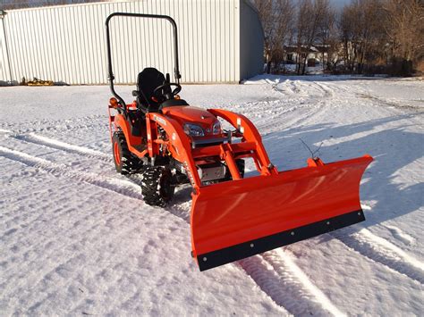 best skid steer snow blade|front mounted snow blades tractors.